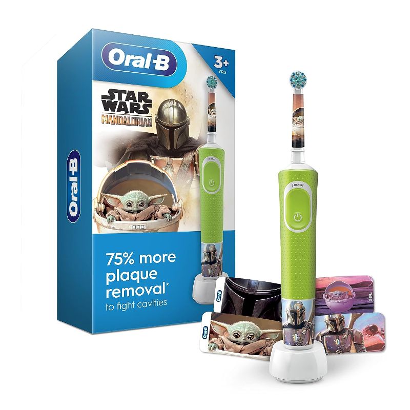 Photo 1 of **BASE ONLY, NO BRUSHES**Oral-B Kids Electric Toothbrush featuring Star Wars, for Kids 3+