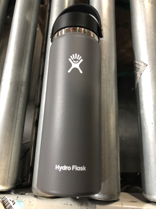 Photo 2 of Hydro Flask Wide Mouth Bottle with Flex Cap 20 Oz Stone