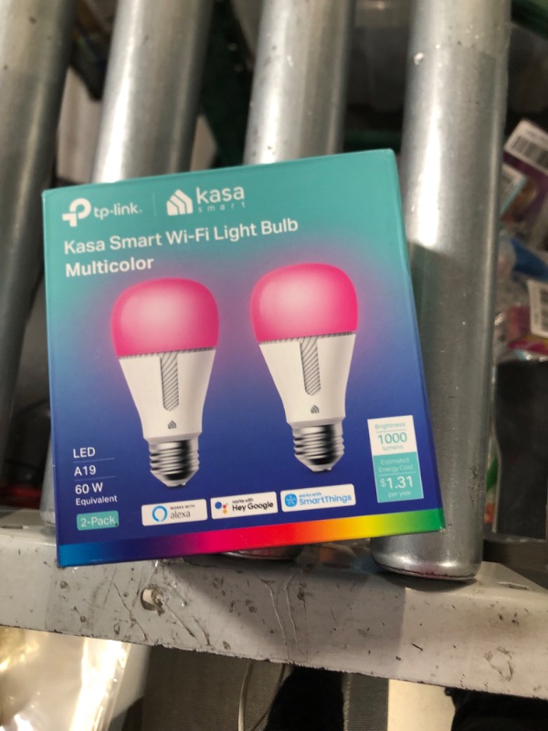 Photo 4 of *ONLY ONE  BULB* Kasa Smart Full Color Changing Dimmable WiFi Light Bulb Works with Alexa and Google Home,  