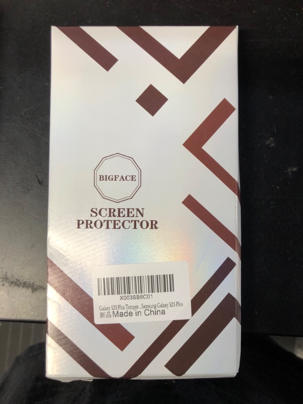 Photo 2 of ** SEE NOTES AND PICTURES** Galaxy S23 Plus Tempered Glass Screen Protector + Camera Lens Protector 2 Pack 