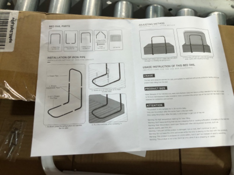 Photo 4 of *GREY* Bed Rail for Toddlers & Baby with Screw Fix Safety System