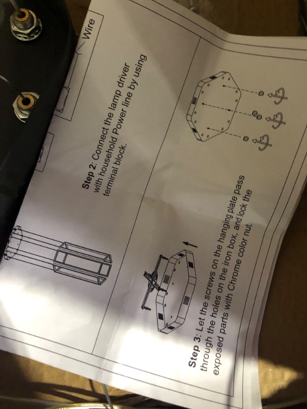 Photo 6 of [FOR PARTS, READ NOTES]
Modern Chandelier Modern Led Chandelier Adjustable Black Chandelier 6 Rings Rectangle 23.6in x 5.71in x 59in