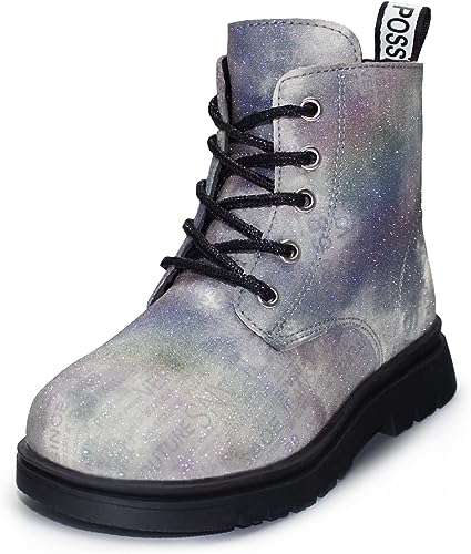 Photo 1 of Tobfis Kids Girls Waterproof Side Zipper Combat Boots (Toddler/Little Kid/Big Kid)