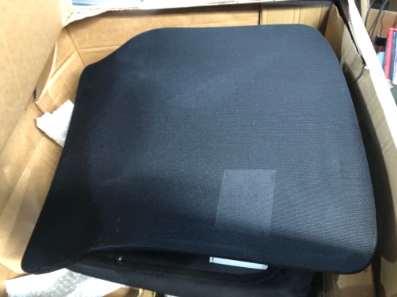 Photo 2 of Amazon Basics Mesh, Mid-Back, Adjustable, Swivel Office Desk Chair with Armrests, Black