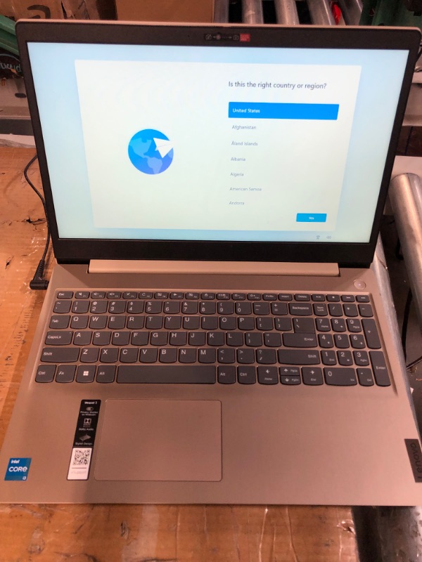 Photo 2 of Lenovo Ideapad 3 Laptop, 15.6" HD Display, 10th Gen Intel Core i3-1005G1 Processor, 8GB DDR4 RAM, 128GB PCIe M.2 SSD, HDMI, Wi-Fi, Webcam, Bluetooth, Windows 10 Home, Almond