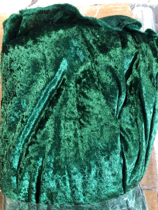 Photo 2 of **GREEN, SEE PHOTO** Spooktacular Creations Hooded Velvet Cloak Halloween Women Witch Cape Costume Accessory 