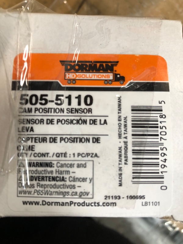 Photo 3 of **ONLY ONE WASHER AND RING INCLUDED** Dorman 505-5110 Engine Camshaft Position Sensor Compatible with Select IC Corporation / International Models , Gray