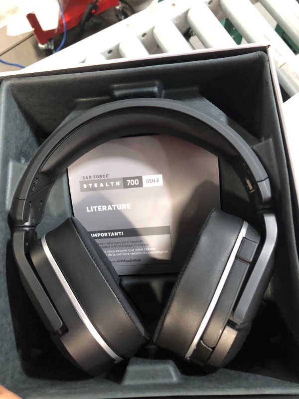 Photo 2 of **SEE NOTES**
Turtle Beach Stealth 700 Gen 2 Wireless Gaming Headset - Black PlayStation Stealth 700 PS for PS5, PS4, PS4 Pro, PlayStation & Nintendo Switch Featuring Bluetooth, 50mm Speakers, 3D Audio Compatibility, and 20-Hour Battery