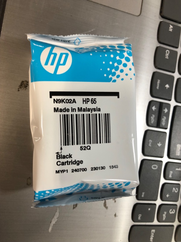 Photo 3 of **ONE**HP 65 Black Ink Cartridge |)