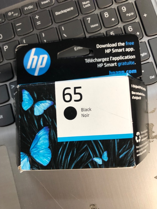 Photo 2 of **ONE**HP 65 Black Ink Cartridge |)