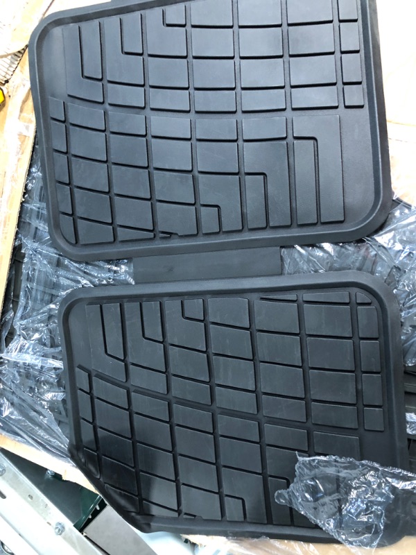 Photo 3 of FH Group Automotive Floor Mats - Heavy-Duty Rubber Floor Mats for Cars,