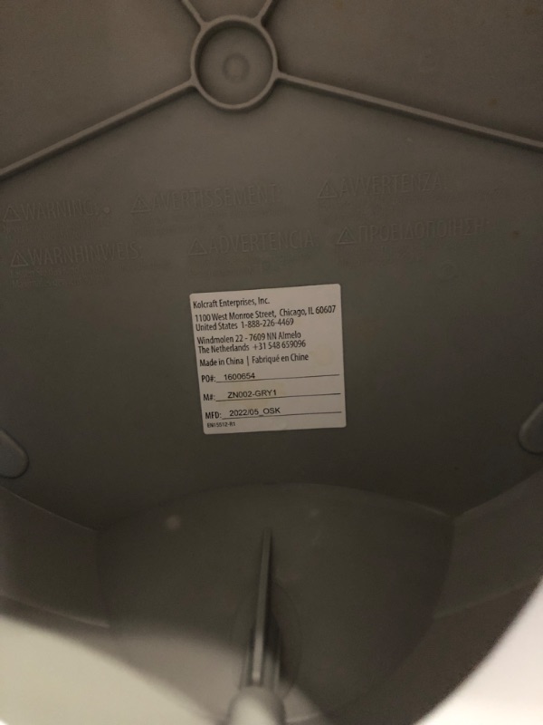 Photo 1 of Contours Bravo 3-Stage Potty System with Potty Chair, Toilet Trainer, Step Stool All in One - Gray