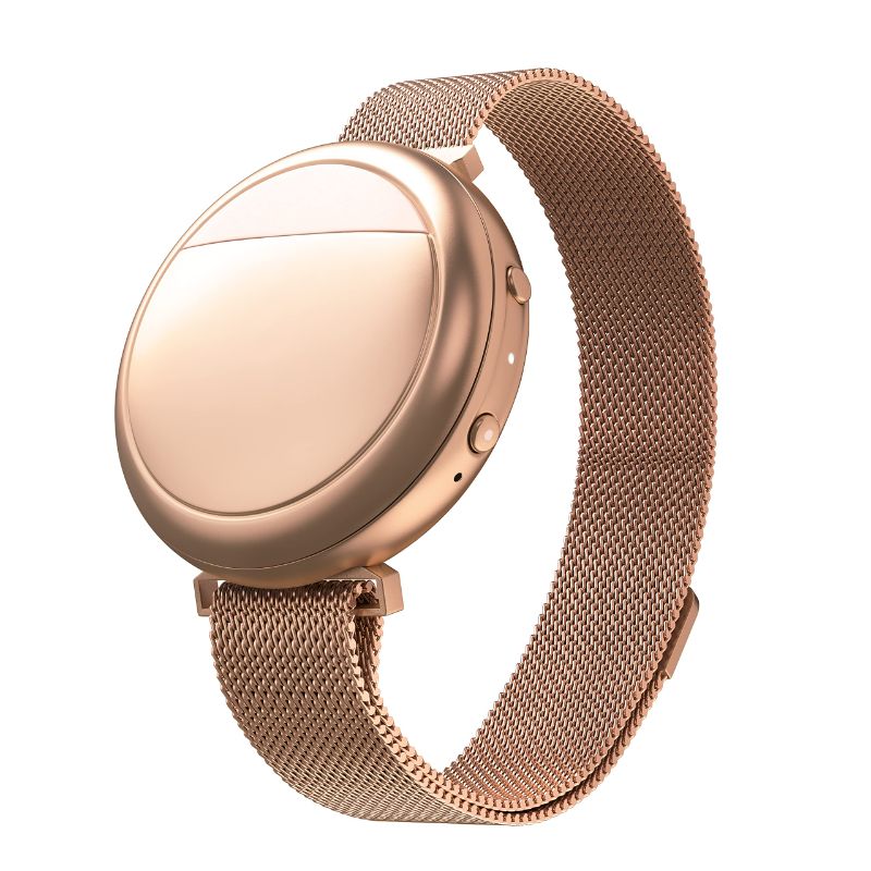 Photo 1 of Embr Wave 2 Thermal Wristband - Effective, Natural Relief from Hot Flashes, Night Sweats, Menopause Symptoms – Improve Sleep, Manage Anxiety - Warming and Cooling Rechargeable Bracelet - Gold Rose Gold