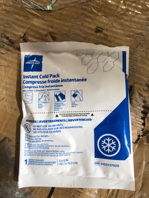 Photo 3 of 50 Pack - Instant Cold Packs - Instant Ice Packs for Injuries | Disposable Cold Compress Ice Pack for Pain Relief, Swelling, Inflammation, Sprains, Toothache - Cold Pack for Athletes