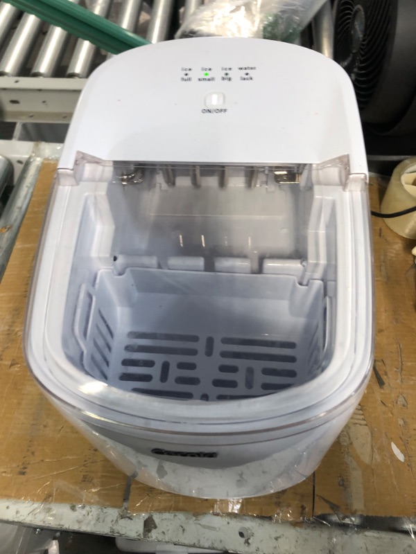 Photo 2 of (USED AND DIRTY AND BROKEN FOR PARTS)Countertop Ice Maker Machine Portable Ice Maker 33Lbs/24H 9pcs Ice Cubes Ready in 5-8 Mins, Portable Ice Maker for Home/Kitchen/Party