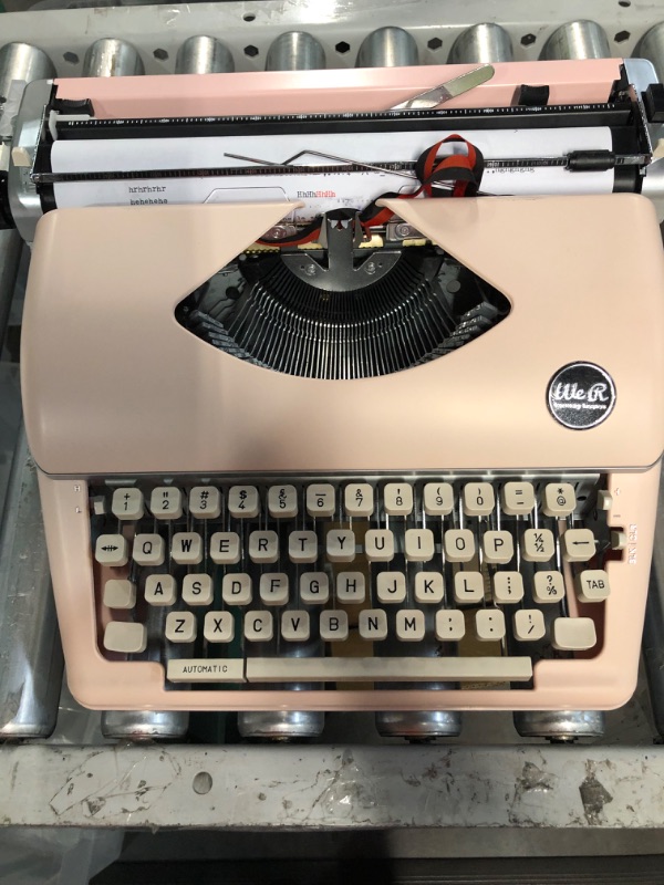 Photo 2 of We R Memory Keepers 0718813102971 Typewriter Typecast-Pink