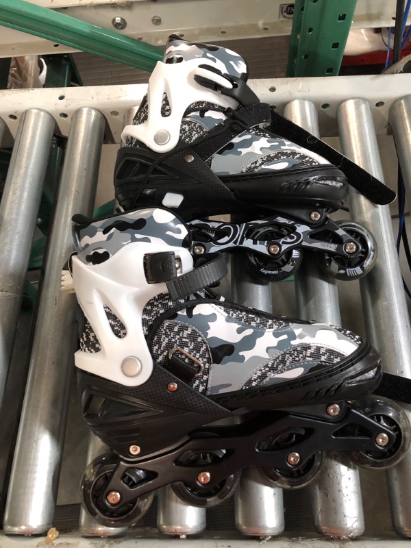 Photo 4 of **SKATES ONLY**Camo Black Kids & Youth Adjustable Inline Skates 