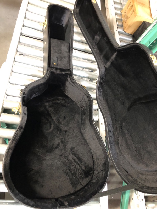 Photo 1 of **SEE PHOTO FOR DAMAGE/IMPERFECTION** ACOUSTIC GUITAR CASE HARD SHELL (BLACK)