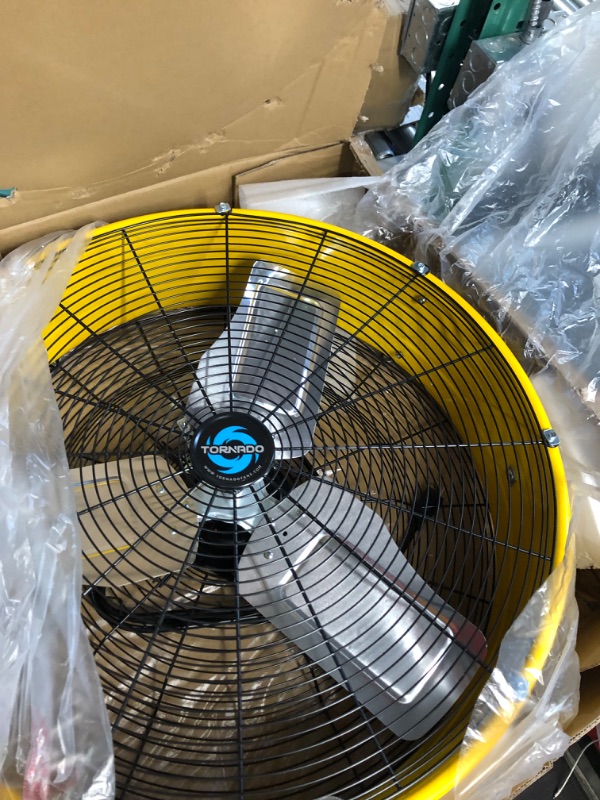 Photo 2 of  Heavy Duty Drum Fan - 3 Speed Air Circulator Fan - Industrial, Commercial, Residential, and Greenhouse Use