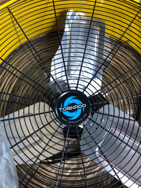 Photo 4 of  Heavy Duty Drum Fan - 3 Speed Air Circulator Fan - Industrial, Commercial, Residential, and Greenhouse Use