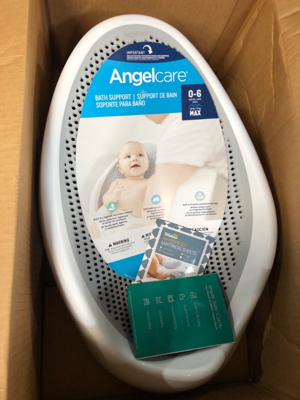 Photo 4 of Angelcare Baby Bath Support (Grey) | Ideal for Babies Less than 6 Months Old