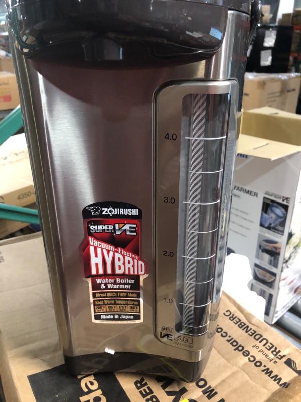 Photo 2 of  Hybrid Water Boiler And Warmer, 5-Liter, Stainless Dark Brown 5-Liter Boiler