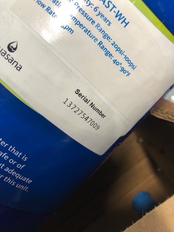 Photo 3 of (ONLY 2 OF 4) Aquasana Rhino Salt-Free Conditioner Replacement Tank - 46" Height - Water Softener Alternative - No Salt Descaler - 1,000,000 Gallons - WH-SFWC-SR