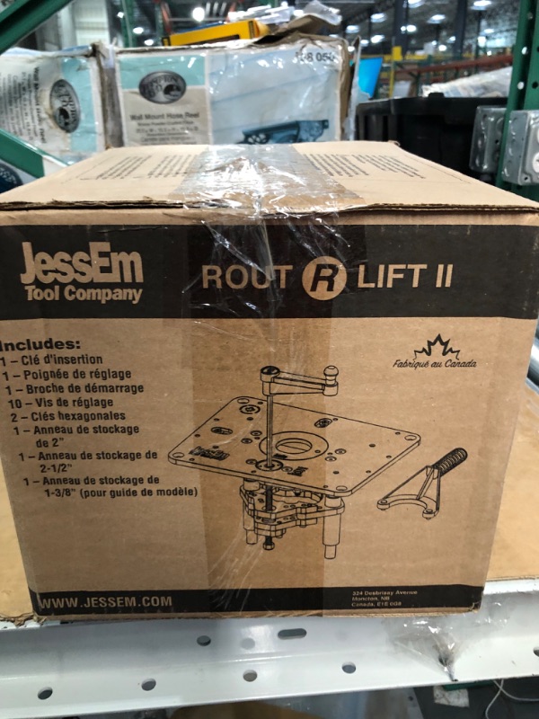 Photo 3 of * item incomplete * missing pieces *
JessEm Rout-R-Lift II Router Lift for 3-1/2" Diameter Motors