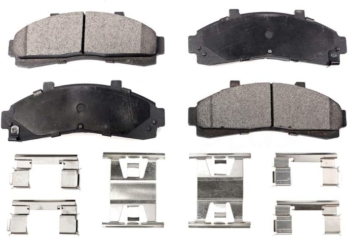 Photo 2 of 2 STOCK PHOTOS - SET- Positive Plus PPF-D652 Semi-Metallic Brake Pad Set with Hardware Kit