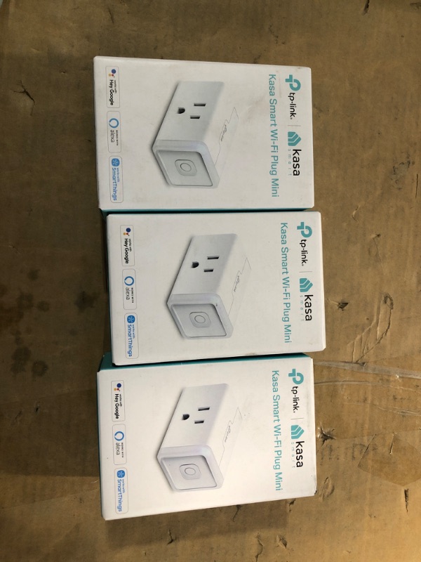 Photo 2 of (PACK OF 3) Kasa Smart Plug Mini, Smart Home Wi-Fi Outlet Works with Alexa & Google Home