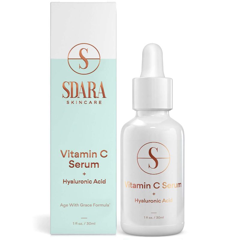 Photo 1 of ***EXPIRED JUNE 2023***
PACK OF 4 Sdara Skincare Vitamin C Serum for Face with Hyaluronic Acid 5% - 1 fl oz 