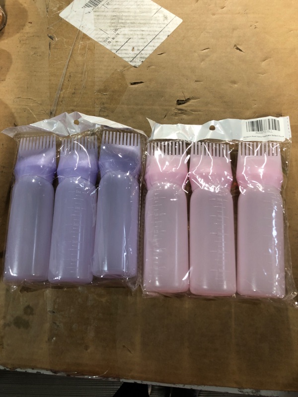 Photo 3 of Root Comb Applicator Bottle, Dyeing Shampoo Bottle Oil Comb Hair Dye Bottle Applicator Tools, 