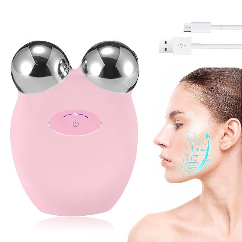 Photo 1 of Microcurrent-Facial-Device OUGESH Face-Massager Double Chin Reducer,Portable Lift-