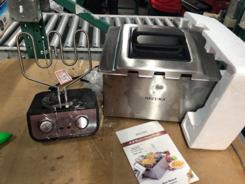 Photo 1 of Secura Electric Deep Fryer 1800W-Watt Large 4.0L/4.2Qt 