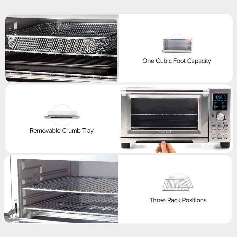 Photo 4 of Nuwave Bravo Air Fryer Toaster Smart Oven, 12-in-1 Countertop Convection, 30-QT XL 