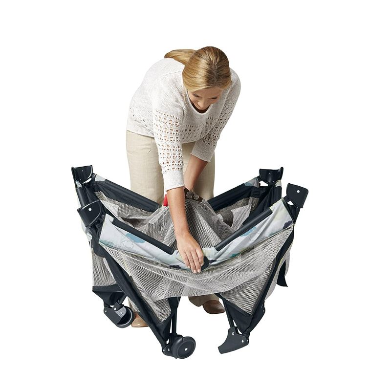 Photo 2 of Graco Pack and Play On the Go Playard | Includes Full-Size Infant Bassinet, Push Button 