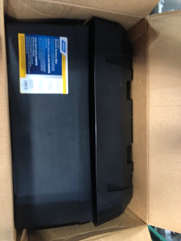 Photo 1 of Camco Heavy Duty Double Battery Box with Straps and Hardware - Group GC2 