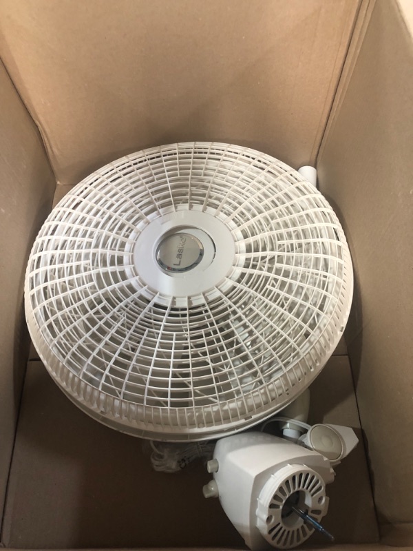 Photo 2 of [Used] Lasko Oscillating Pedestal Fan, Adjustable Height, 3 Speeds, for Bedroom, Living Room, 
