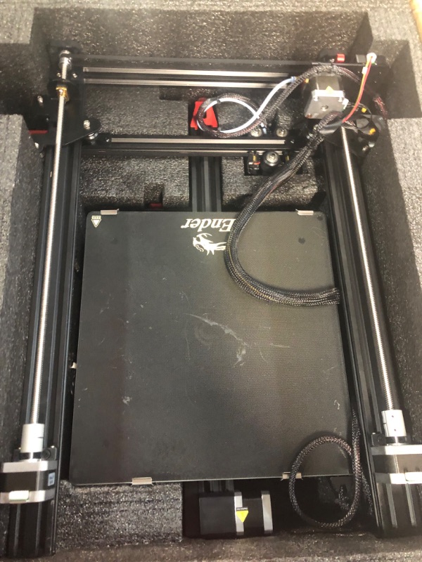 Photo 2 of Official Creality Ender 3 3D Printer Fully Open Source with Resume Printing Function DIY 3D Printers Printing Size 8.66x8.66x9.84 inch
