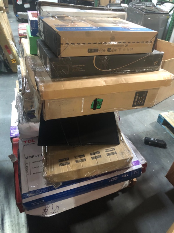 Photo 2 of [Notes]Pallet of Broken Tv's Monitors and Laptops