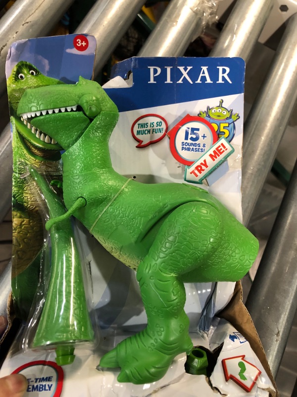 Photo 2 of Disney Pixar Toy Story 4 True Talkers Rex Figure, 7.8 in 