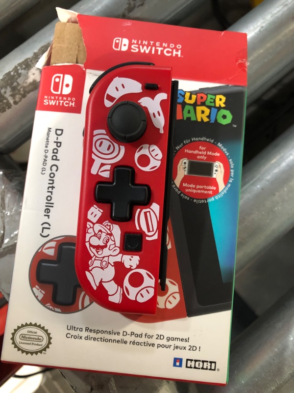 Photo 2 of Hori Nintendo Switch D-Pad Controller (L) (Super Mario) 