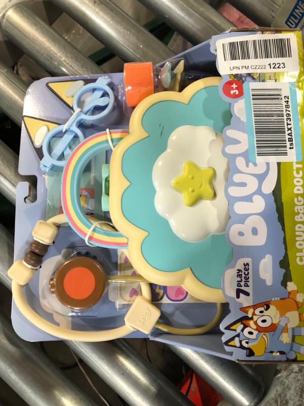 Photo 2 of Bluey Cloud Bag , Doctor Check Up Set, Toy Playset with 7 Play Pieces