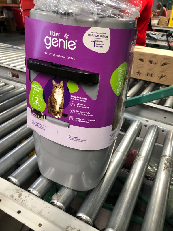 Photo 2 of (USED) Litter Genie Pail - Cat Litter Disposal System - Cat Litter Box Disposal - Cat Litter Scoop - Cat Litter Bags - Silver