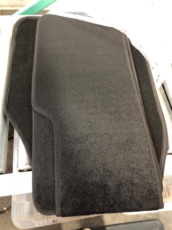 Photo 3 of FH Group Universal Fit 3 Row Premium Carpet Black fits most Cars, SUVs, and Trucks