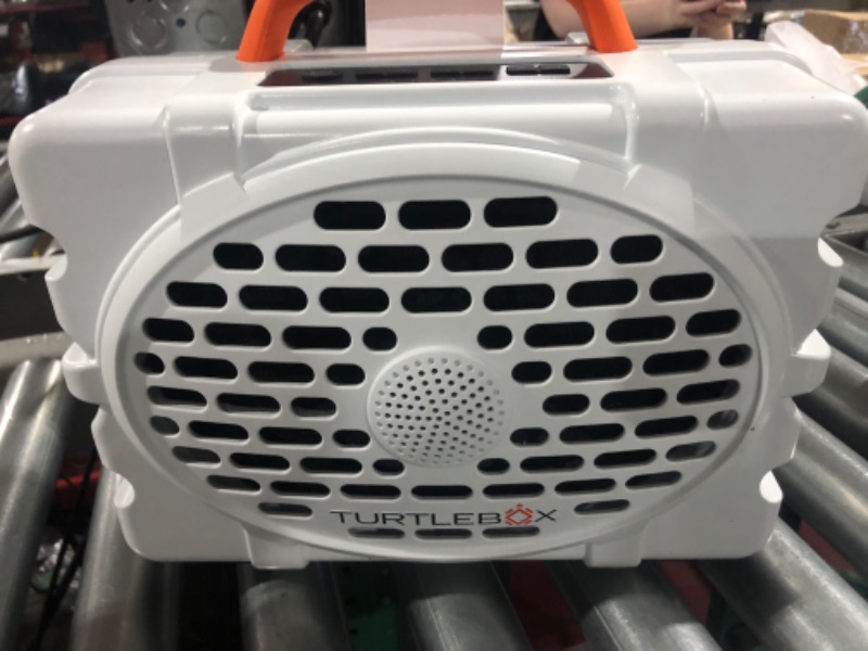 Photo 3 of Turtlebox Gen 2:Portable Bluetooth 5.0 Speaker - white/orange/black