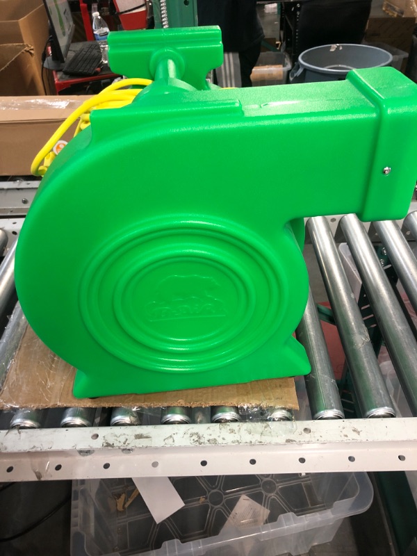 Photo 3 of B-AIR Kodiak 1.5 HP ETL Bounce House Blower, Green