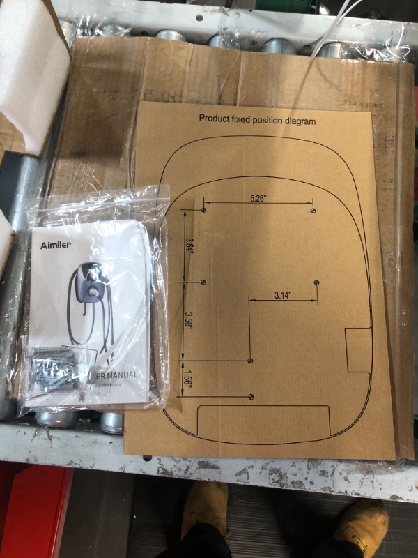 Photo 3 of Aimiler EV Charger Level 2, 48A 240V 11.5KW Smart Electric Vehicle Charger with NEMA 14-50P, 25ft-Cable ETL UL Listed Indoor/Outdoor Car Charging Station with App, Wi-Fi and Bluetooth Enabled EVSE 48A/level 2