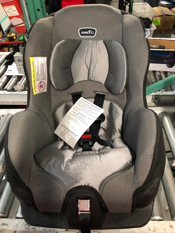 Photo 2 of Evenflo Tribute LX Harness Convertible Car Seat, Solid Print Gray