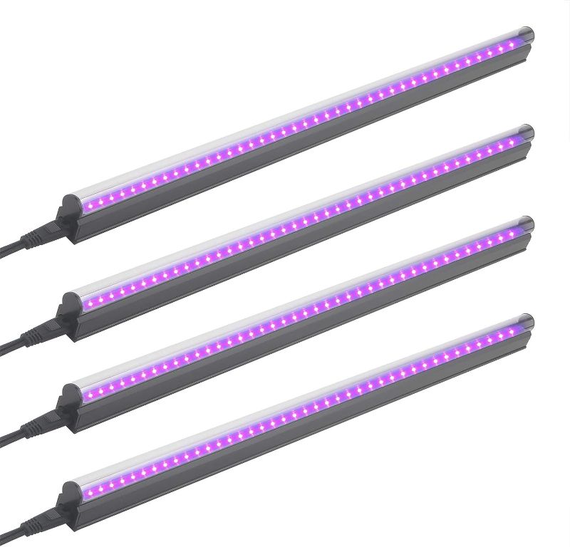 Photo 1 of GREENIC Led Black Light Bar 4 Pack, 72W (18W Each)